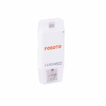 FOSOTO Lightning IFlash USB SDHC Micro SD OTG Card Reader For IOS 9iPhone 5/5S/6/6Plus/iPad PC & Android 3 In 1 Memory CardReaders & Adapters - White - Intl April 2018 - 2 FOSOTO Lightning iFlash USB SDHC Micro SD OTG Card Reader For IOS 9iPhone 5/5S/6/6Plus/iPad PC & Android 3 in 1 Memory CardReaders & Adapters - White - intl - 2