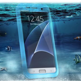 Full Body Touch ID Waterproof Shockproof Case For Samsung Galaxy S7Edge - Sky Blue July 2018 - 2 Full Body Touch ID Waterproof Shockproof Case for Samsung Galaxy S7Edge - Sky Blue - 2