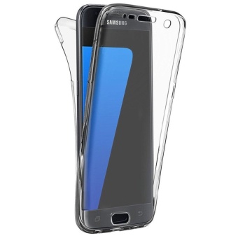 Full Coverage 360 Degree Front And Back Protective Case ShockproofTPU Gel Transparent Clear Cover For Samsung Galaxy S7 Edge - Intl June 2018 - 2 Full Coverage 360 degree Front and Back Protective Case ShockproofTPU Gel Transparent Clear Cover for Samsung Galaxy S7 Edge - intl - 2