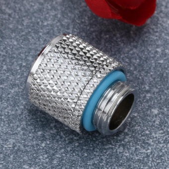 G1/4 External Fitting Thread For 9.5 X 12.7 Mm PC Water CoolingSystem Tube(Silver)-Point - Intl June 2018 - 2 G1/4 External Fitting Thread for 9.5 X 12.7 mm PC Water CoolingSystem Tube(Silver)-Point - intl - 2
