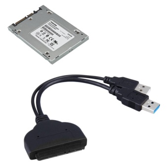 Gift USB3.0 To SATA 7+15Pin 22Pin Adapter Cable For 2.5'' HDD SSDHard Drive Disk - Intl June 2018 - 3 Gift USB3.0 to SATA 7+15Pin 22Pin Adapter Cable for 2.5'' HDD SSDHard Drive Disk - intl - 3