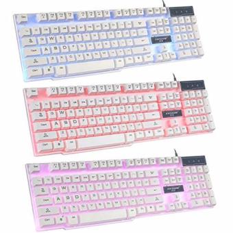 Gigaware GX50 Mad Warrior Suspended Keypress Gaming Keyboard (White)) June 2018 - 3 Gigaware GX50 Mad Warrior Suspended Keypress Gaming Keyboard (White)) - 3