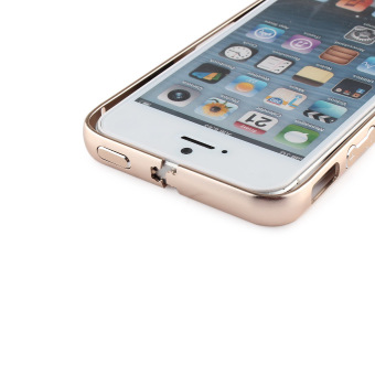 Gold Aluminum Metal Bumper Frame Case Cover For Apple IPhone 5 / 5S/ SE June 2018 - 5 Gold Aluminum Metal Bumper Frame Case Cover For Apple iPhone 5 / 5S/ SE - 5