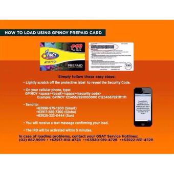 GPINOY PREPAID CARDS June 2018 - 2 GPINOY PREPAID CARDS - 2