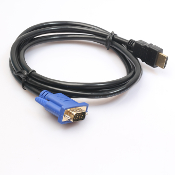HDMI Gold Male To VGA HD Male 15Pin Adapter 1080P Converter Cable 6FT June 2018 - 5 HDMI Gold Male To VGA HD Male 15Pin Adapter 1080P Converter Cable 6FT - 5