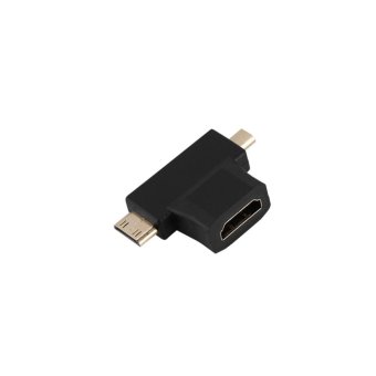 HDMI To VGA Adapter T-Type Micro+Mini HDMI Connector For Top BoxPS4 Xbox360 Black - Intl June 2018 - 3 HDMI To VGA Adapter T-Type Micro+Mini HDMI Connector For Top BoxPS4 Xbox360 Black - intl - 3