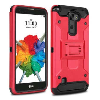 Heavy Duty Tri-Layer Armor Defender Protective Case Cover With BeltSwivel Clip And Kickstand Holster For For LG Stylus 2 Plus/Stylo 2Plus (MS550)/K530/K535 - Intl June 2018 - 4 Heavy Duty Tri-Layer Armor Defender Protective Case Cover with BeltSwivel Clip and Kickstand Holster for for LG Stylus 2 Plus/Stylo 2Plus (MS550)/K530/K535 - intl - 4
