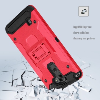 Heavy Duty Tri-Layer Armor Defender Protective Case Cover With BeltSwivel Clip And Kickstand Holster For For LG Stylus 2 Plus/Stylo 2Plus (MS550)/K530/K535 - Intl June 2018 - 5 Heavy Duty Tri-Layer Armor Defender Protective Case Cover with BeltSwivel Clip and Kickstand Holster for for LG Stylus 2 Plus/Stylo 2Plus (MS550)/K530/K535 - intl - 5