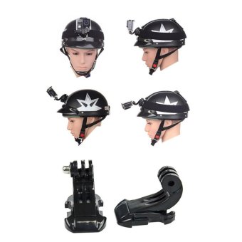 Helmet Strap Mount Quick J-hook Buckle Safety Tether Kit Set For GoPro 5S/5/4S/4/3+/3 XiaoMi Yi SJCAM Sport Action Camera Accessories - Intl June 2018 - 4 Helmet Strap Mount Quick J-hook Buckle Safety Tether Kit Set For GoPro 5S/5/4S/4/3+/3 XiaoMi Yi SJCAM Sport Action Camera Accessories - intl - 4