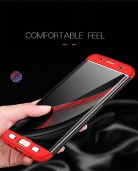 Hicase 360 Degree All-around Ultra Thin Full Body Coverage Protection Dual Layer Hard Slim Case For Samsung S7 Edge Red - Intl June 2018 - 4 Hicase 360 Degree All-around Ultra Thin Full Body Coverage Protection Dual Layer Hard Slim Case For Samsung S7 edge Red - intl - 4