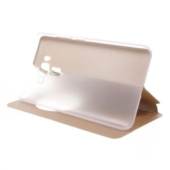 Hollow View Window Leather Stand Cover For Asus Zenfone 3 Laser ZC551KL - Gold - Intl May 2018 - 4 Hollow View Window Leather Stand Cover for Asus Zenfone 3 Laser ZC551KL - Gold - intl - 4