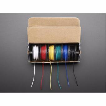 Hook-up Wire Spool Set - 22AWG Solid Core - 6 X 25 Ft June 2018 - 2 Hook-up Wire Spool Set - 22AWG Solid Core - 6 x 25 ft - 2