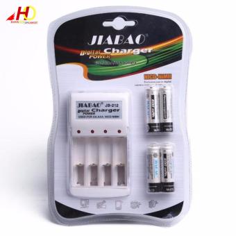 Jiabao JB212 Charger With 4 Pieces 600mAh AA Rechargable Battery June 2018 - 5 Jiabao JB212 Charger with 4 Pieces 600mAh AA Rechargable Battery - 5
