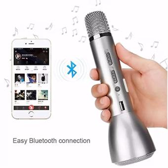 K-068 KTV Wireless Bluetooth Microphone (Silver) June 2018 - 4 K-068 KTV Wireless Bluetooth Microphone (Silver) - 4