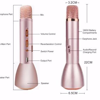 K-068 KTV Wireless Bluetooth Microphone (Silver) June 2018 - 2 K-068 KTV Wireless Bluetooth Microphone (Silver) - 2