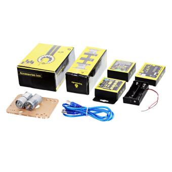 Keyestudio Bluetooth Mini Tank Robot Smart Car Kit - Black + Yellow- Intl April 2018 - 4 Keyestudio Bluetooth Mini Tank Robot Smart Car Kit - Black + Yellow- intl - 4