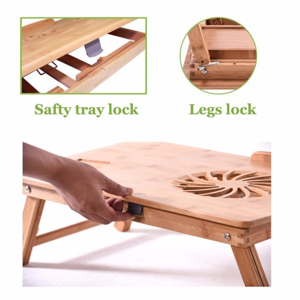 Philippines Laptop Desk Super Top Table 100 Bamboo Laptop Desk Super Top Table 100 Bamboo Adjule Withusb Fan2 Foldable Breakfast Serving