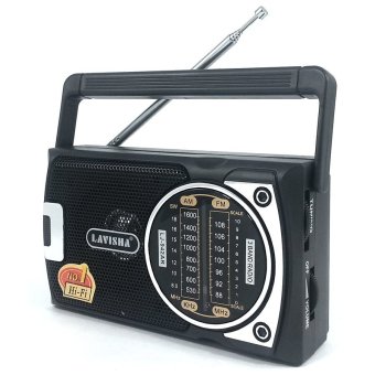 Lavisha LJ-942AR Palm Held Portable Rechargeable 300W AM/FM/SWRadio (Black) June 2018 - 2 Lavisha LJ-942AR Palm Held Portable Rechargeable 300W AM/FM/SWRadio (Black) - 2