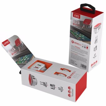 LDNIO A2405Q USB 5V 2.4A Quick Charge Universal Charger (Red/White) With Cable For Android April 2018 - 4 LDNIO A2405Q USB 5V 2.4A Quick Charge Universal Charger (Red/White) with Cable for Android - 4
