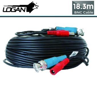 Logan L-BNC-18 1PACK 60ft(18.3m) CCTV BNC/DC Cable Black For CCTV Camera And DVR Video Surveillance System April 2018 - 2 Logan L-BNC-18 1PACK 60ft(18.3m) CCTV BNC/DC Cable Black For CCTV Camera and DVR Video Surveillance System - 2