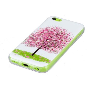 Luminous Effect TPU Phone Back Case Cover For IPhone 5c (Cherry Tree) - Intl June 2018 - 4 Luminous Effect TPU Phone Back Case Cover For iPhone 5c (Cherry Tree) - intl - 4