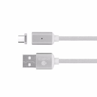 Magnetic Type-C USB Nylon Cable For Tables/Mobile Phone/ Hard DiskDrive By COTEETCI (Silver) April 2018 - 2 Magnetic Type-C USB Nylon Cable for Tables/Mobile Phone/ Hard DiskDrive By COTEETCI (Silver) - 2