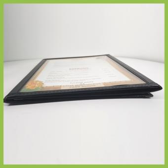 (MB008) Tri-fold Menu Jacket,Menu Holder 3 Pages With 6 Views Withcorner Metal Clip June 2018 - 2 (MB008) Tri-fold Menu Jacket,Menu Holder 3 Pages with 6 views withcorner metal clip - 2