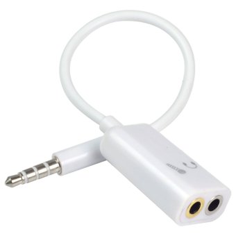 MENGS(R) 3.5mm Jack Splitter For Headphone And Microphone AudioConverter Adapter Cable June 2018 - 5 MENGS(R) 3.5mm Jack splitter for Headphone and Microphone AudioConverter Adapter Cable - 5