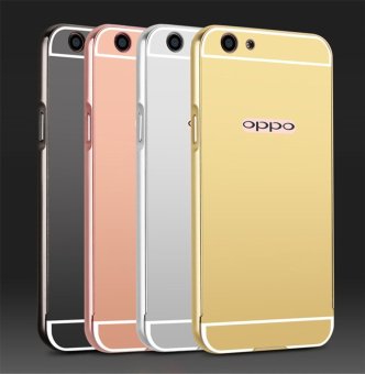 Metal Bumper Mirror Back Cover Case For Oppo F1s (Gold) - Intl June 2018 - 4 Metal Bumper Mirror Back Cover Case For Oppo F1s (Gold) - intl - 4