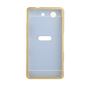 Metal Frame Bumper Case Mirror Effect Hard PC Back Cover For SonyXperia Z1 Compact / Z1 Mini (Gold) July 2018 - 3 Metal Frame Bumper Case Mirror Effect Hard PC Back Cover for SonyXperia Z1 Compact / Z1 Mini (Gold) - 3
