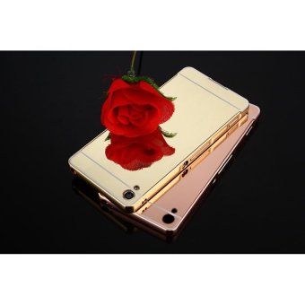 Metal Frame Mirror Back Case Cover For SONY Xperia XA (Rose Gold) -intl July 2018 - 5 Metal Frame Mirror Back Case Cover For SONY Xperia XA (Rose Gold) -intl - 5