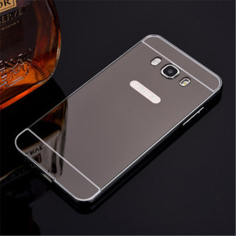 Metal Frame Mirror Back Cover Case For Samsung Galaxy J7 2016(Black) - Intl July 2018 - 4 Metal Frame Mirror Back Cover Case For Samsung Galaxy J7 2016(Black) - intl - 4