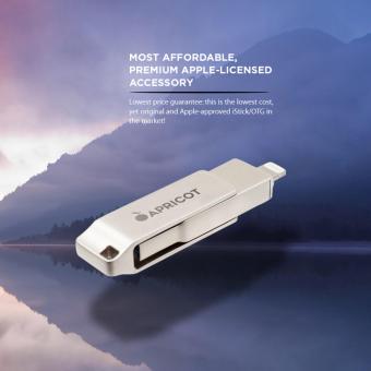 MFI-Licensed Apricot OTG USB For Apple Devices (16 GB) June 2018 - 2 MFI-Licensed Apricot OTG USB for Apple Devices (16 GB) - 2