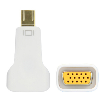 Mini DisplayPort DP Port To VGA Adapter Converter For MacBook ProMac Air White April 2018 - 2 Mini DisplayPort DP Port to VGA Adapter Converter for MacBook ProMac Air White - 2