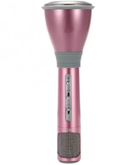 Mini Karaoke K068 Home KTV Handheld Wireless Bluetooth Microphonewith Mic Speaker With Case (Rose Gold) With Portable USB MiniFoldable LED Light April 2018 - 2 Mini Karaoke K068 Home KTV Handheld Wireless Bluetooth Microphonewith Mic Speaker with Case (Rose Gold) With Portable USB MiniFoldable LED Light - 2