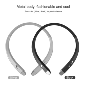 Neck Band Wireless Bluetooth 4.1 Headset Sports Earphone Anti-sweat Stereo Headphone (Black) - Intl April 2018 - 5 Neck Band Wireless Bluetooth 4.1 Headset Sports Earphone Anti-sweat Stereo Headphone (Black) - intl - 5