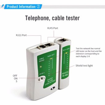 Network Cable Tester RJ45 RJ11 RJ12 CAT5 UTP LAN Networking Tool April 2018 - 2 Network Cable Tester RJ45 RJ11 RJ12 CAT5 UTP LAN Networking Tool - 2