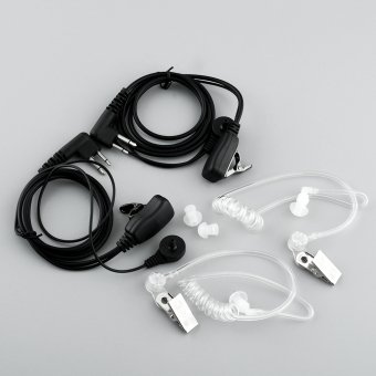 NEW Covert Acoustic Tube Earpiece Mic For Motorola 2-Way 2 PIN Radio Interphone June 2018 - 2 NEW Covert Acoustic Tube Earpiece Mic for Motorola 2-Way 2 PIN Radio interphone - 2