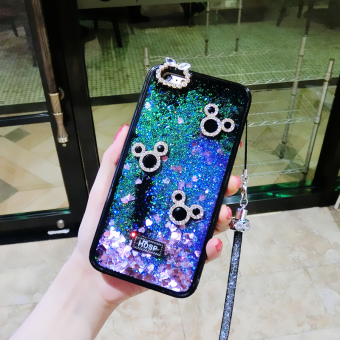 Philippines | Oppo R11/r11plus glitter colorful diamond set Swan protective case phone case Flash
