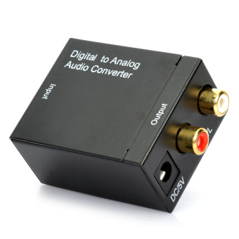 Optical Toslink Digital To Analog Audio Converter - Black - Intl June 2018 - 3 Optical Toslink Digital to Analog Audio Converter - Black - intl - 3
