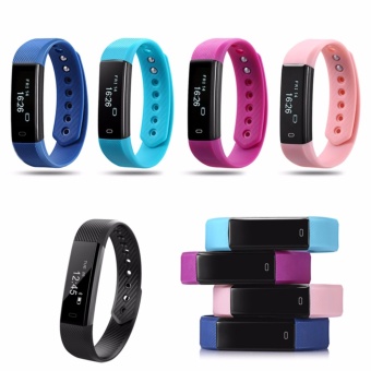 Original ID115 Smart Bracelet Fitness Tracker Watch Alarm Clock Step Counter Smart Wristband Band Sport Sleep Monitor Smartband - Intl June 2018 - 2 Original ID115 Smart Bracelet Fitness Tracker Watch Alarm Clock Step Counter Smart Wristband Band Sport Sleep Monitor Smartband - intl - 2