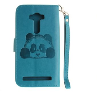 Panda Embossed Leather Magnetic Flip Cover For Asus ZenFone 2 LaserZE551KL 5.5 Inch (Sky-blue) - Intl July 2018 - 4 Panda Embossed Leather Magnetic Flip Cover For Asus ZenFone 2 LaserZE551KL 5.5 inch (Sky-blue) - intl - 4