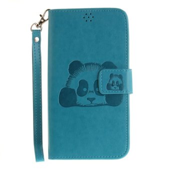 Panda Embossed Leather Magnetic Flip Cover For Asus ZenFone 2 LaserZE551KL 5.5 Inch (Sky-blue) - Intl July 2018 - 3 Panda Embossed Leather Magnetic Flip Cover For Asus ZenFone 2 LaserZE551KL 5.5 inch (Sky-blue) - intl - 3