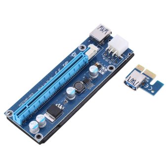 PCI-E Express 1x To 16x USB 3.0 Powered Extender Riser AdapterGraphics Card With SATA Cable - Intl June 2018 - 4 PCI-E Express 1x to 16x USB 3.0 Powered Extender Riser AdapterGraphics Card with SATA Cable - intl - 4