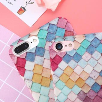Pink Cute 3D Colorful Fish Scales Phone Cases For Apple IPhone7Plus Case June 2018 - 3 Pink Cute 3D Colorful Fish Scales Phone Cases For Apple iPhone7Plus Case - 3