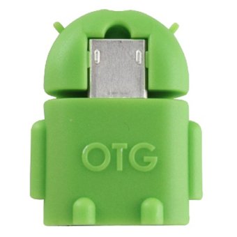 PNY ROBOT OTG Adapter Micro USB To USB (Green) June 2018 - 2 PNY ROBOT OTG Adapter Micro USB to USB (Green) - 2