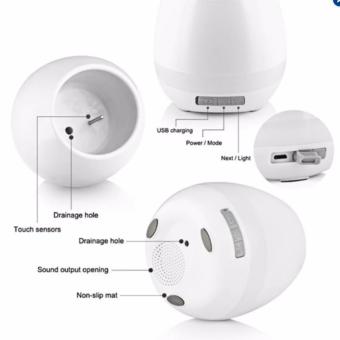 Portable Smart Bluetooth Music Flower Pots Speaker Plastic ColorfulLight Pot De Fleur Loudspeaker For Home Office Decoration - Intl June 2018 - 4 Portable Smart Bluetooth Music Flower Pots Speaker Plastic ColorfulLight Pot De Fleur Loudspeaker for Home Office Decoration - intl - 4
