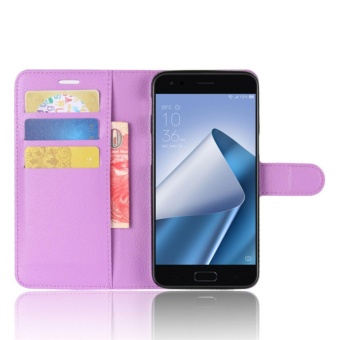 Premium Leather Flip Cover Wallet Phone Case For Asus Zenfone 4 Max ZC554KL - Intl June 2018 - 4 Premium Leather Flip Cover Wallet Phone Case for Asus Zenfone 4 Max ZC554KL - intl - 4