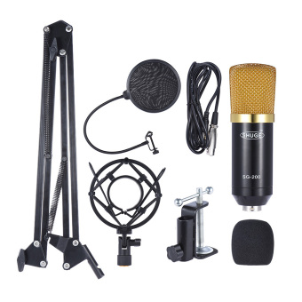Professional Broadcasting Studio Recording Condenser Microphone MicKit With Shock Mount Adjustable Suspension Scissor Arm StandMounting Clamp Pop Filter - Intl June 2018 - 2 Professional Broadcasting Studio Recording Condenser Microphone MicKit with Shock Mount Adjustable Suspension Scissor Arm StandMounting Clamp Pop Filter - intl - 2