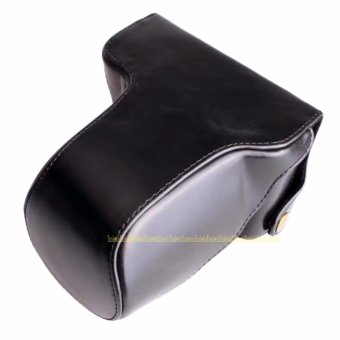 PU Leather Camera Bag Case For Fujifilm Fuji X-A10 XA10 With Strap - Intl June 2018 - 2 PU Leather Camera Bag Case For Fujifilm Fuji X-A10 XA10 With Strap - intl - 2